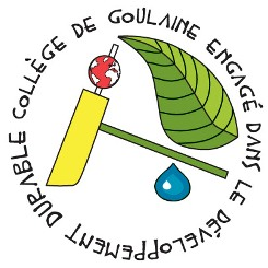 Le logo du collège de Goulaine, un collège engagé dans le développement durable